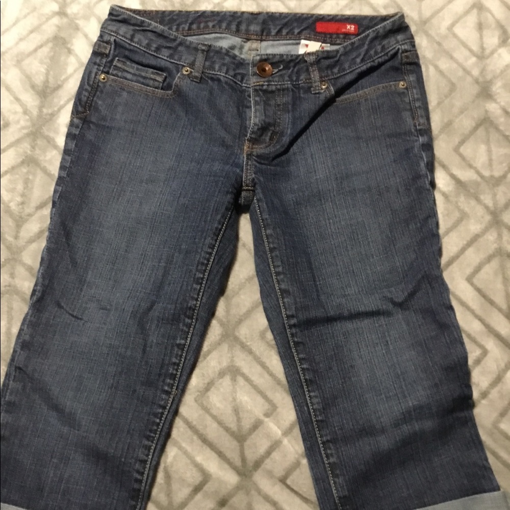 Express X2 Quality Denim Cropped Jeans